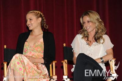 Dianna Agron and Jessalyn Gilsig at An Evening With Glee