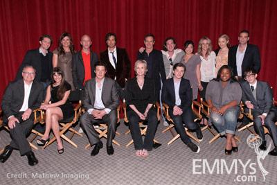 The cast at An Evening With Glee