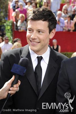 Cory Monteith at the 62nd Primetime Emmy Awards