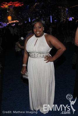 Amber Riley at the 62nd Primetime Emmy Awards Governors Ball