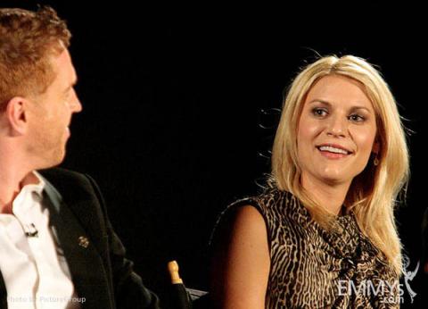 Claire Danes and Damian Lewis participate in an Evening with Homeland