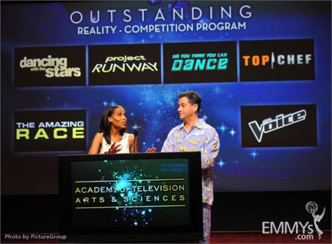 Kerry Washington and Jimmy Kimmel announce the Outstanding Reality Competition Program Nominees