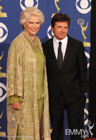 Actors Ellen Burstyn and Michael J. Fox 