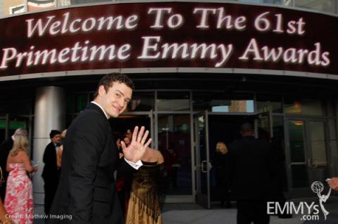 Justin Timberlake at the 61st Primetime Emmy Awards