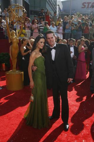 Entourage co-star Kevin Dillon with wife Jane Stuart at the 60th Primetime Emmy Awards