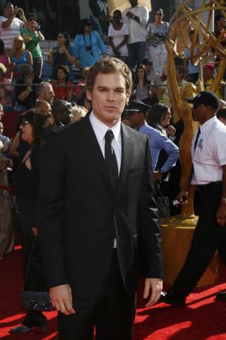 Dexter star Michael C. Hall at the 60th Primetime Emmy Awards