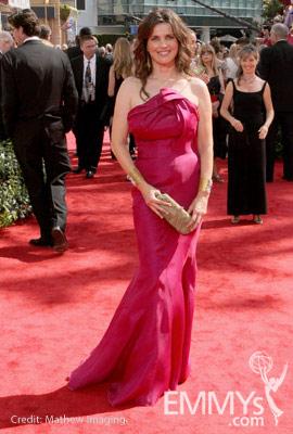 Julia Ormond arrives at the 62nd Annual Primetime Emmy Awards held at the Nokia Theatre 