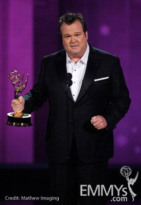 Actor Eric Stonestreet accepts his award onstage at the 62nd Annual Primetime Emmy Awards held at the Nokia Theatre 