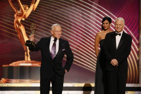 Tom Smothers & Steve Martin at the 60th Primetime Emmys