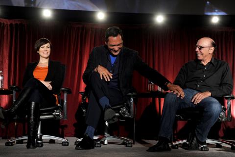 Maggie Siff, Jimmy Smits, and Dayton Callie