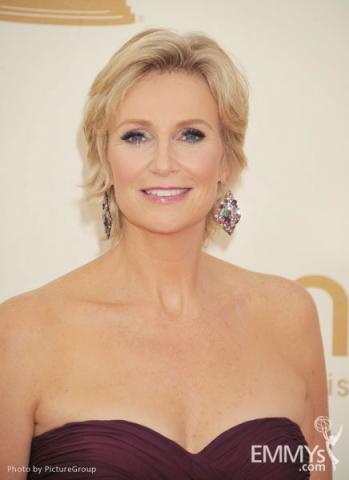 Jane Lynch arrives at the Academy of Television Arts & Sciences 63rd Primetime Emmy Awards at Nokia Theatre L.A. Live 