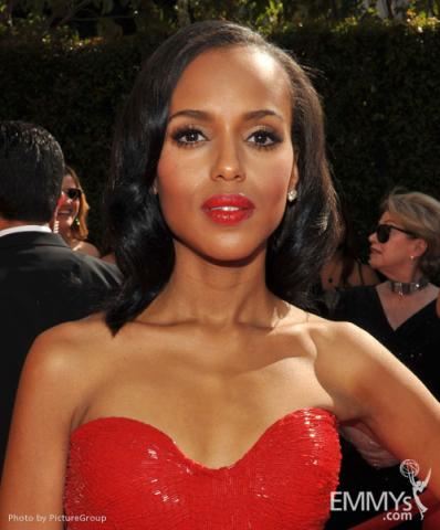 Kerry Washington arrives at the Academy of Television Arts & Sciences 63rd Primetime Emmy Awards at Nokia Theatre L.A. Live 