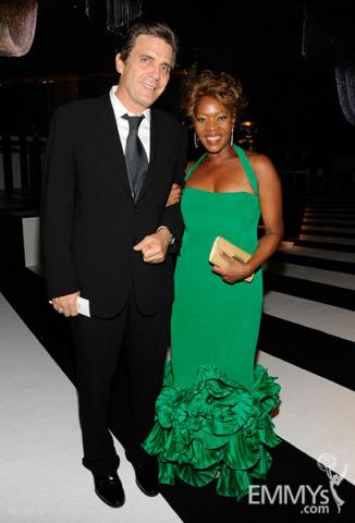 (L-R) Roderick Spencer and Alfre Woodard 