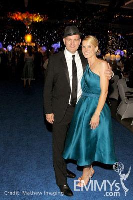 Lisa O'Malley and actor Mike O'Malley attend Governor's Ball during the 62nd Primetime Creative Arts Emmy Awards