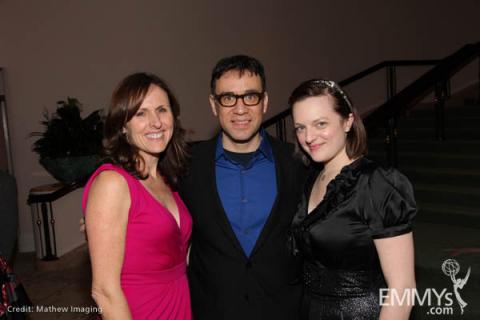 Molly Shannon, Fred Armisen and Elisabeth Moss.