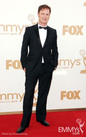 Rainn Wilson arrives at the Academy of Television Arts & Sciences 63rd Primetime Emmy Awards