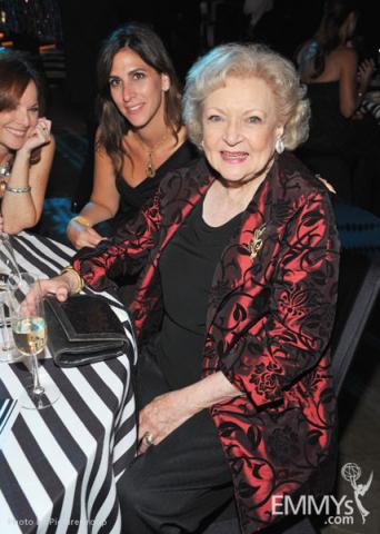 Betty White attends the Governors Ball during the Academy of Television Arts & Sciences 63rd Primetime Emmy Awards