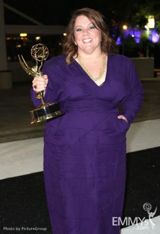Melissa McCarthy arrives at the Governors Ball during the Academy of Television Arts & Sciences 63rd Primetime Emmy Awards