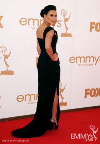 Naya Rivera arrives at the Academy of Television Arts & Sciences 63rd Primetime Emmy Awards