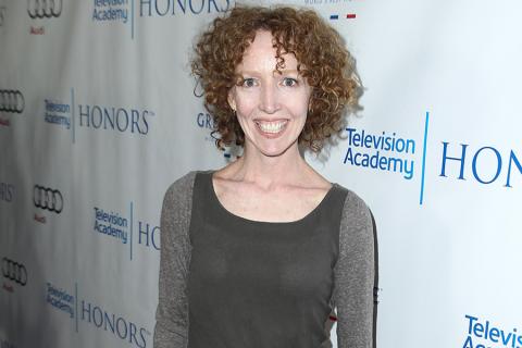 Darlene Hunt, executive producer of The Big C: hereafter, arrives for the Seventh Annual Television Academy Honors in Beverly Hills, California. 