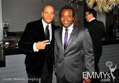 Stephen Belafonte and Sal Masekela at the 62nd Primetime Creative Arts Emmy Awards