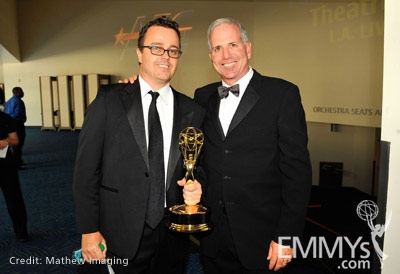 Sean Callery and Joel Surnow at the 62nd Primetime Creative Arts Emmy Awards