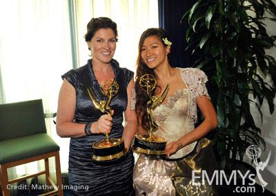 Graine O'Sullivan and Soyon An at the 62nd Primetime Creative Arts Emmy Awards