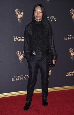 Zaldy Goco on the red carpet at the 2017 Creative Arts Emmys. 