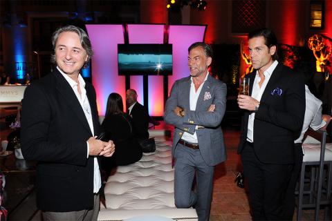 Erik Henry, Paul Steinke, and Jordan Von Netzer at the Special Visual Effects Nominee Reception August 31, 2015, at the Montage in Beverly Hills, California.