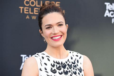 Mandy Moore arrives at the 38th College Television Awards presented by the Television Academy Foundation at the Saban Media Center on Wednesday, May 24, 2017, in the NoHo Arts District in Los Angeles. 