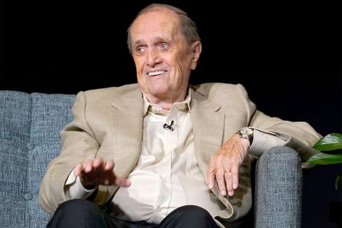 Bob Newhart onstage at The Rise of the Cerebral Comedy: A Conversation with Bob Newhart, presented Tuesday, Aug. 8, 2017, at the Television Academy's Wolf Theater at the Saban Media Center in North Hollywood, California. 