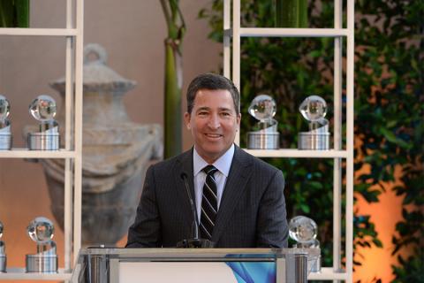 Television Academy chairman and CEO Bruce Rosenblum speaks at the awards presentation at the Eighth Annual Television Academy Honors, May 27 at the Montage Beverly Hills.