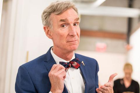 Bill Nye at the 38th College Television Awards presented by the Television Academy Foundation at the Saban Media Center on Wednesday, May 24, 2017, in the NoHo Arts District in Los Angeles. 