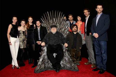 The cast and creators at An Evening with Game of Thrones.