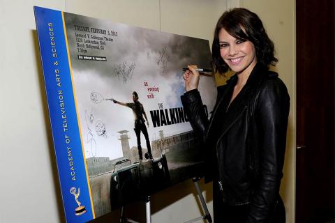 Lauren Cohan at An Evening with The Walking Dead.