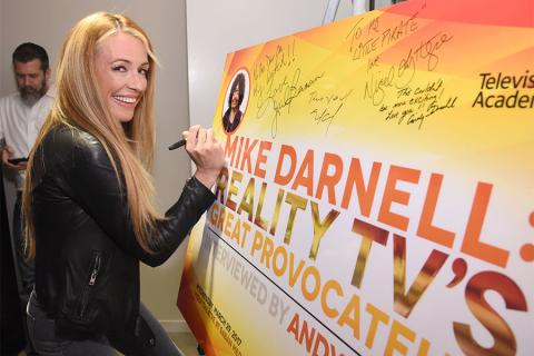 Cat Deeley at Mike Darnell: Reality TV's Great Provocateur at the Saban Media Center in North Hollywood, California, March 29, 2017.