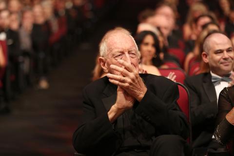 Max von Sydow attends the 2016 Creative Arts Emmys. 