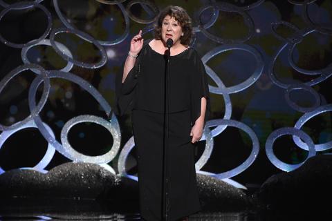 Margo Martindale onstage at the 2016 Creative Arts Emmys. 