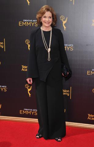 Jessica Walter on the red carpet at the 2016 Creative Arts Emmys.