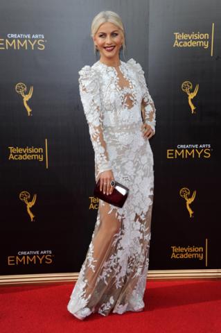 Julianne Hough on the red carpet at the 2016 Creative Arts Emmys.