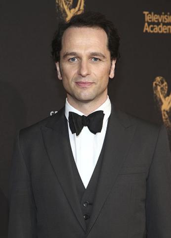 Matthew Rhys on the red carpet at the 2017 Creative Arts Emmys. 