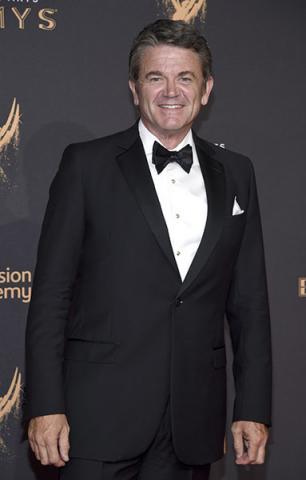 John Michael Higgins on the red carpet at the 2017 Creative Arts Emmys.