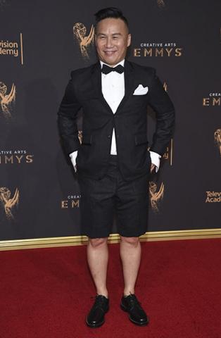 BD Wong on the red carpet at the 2017 Creative Arts Emmys.