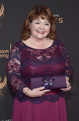 Patrika Darbo on the red carpet at the 2017 Creative Arts Emmys.