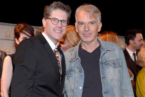 Bob Bergen (l) and Billy Bob Thornton of Fargo attend the Performers nominee reception.