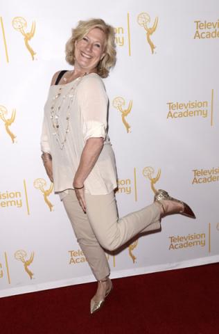 Jayne Atkinson of House of Cards arrives at the Producers nominee reception.