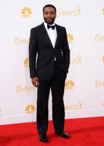 Chiwetel Ejiofor of Dancing on the Edge arrives at the 66th Emmy Awards.