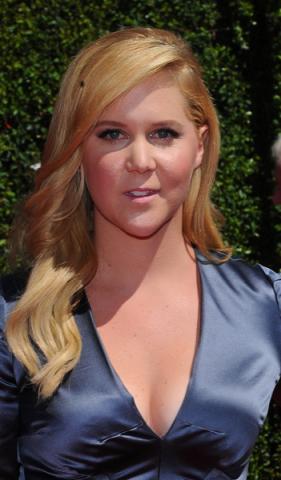 Amy Schumer of Inside Amy Schumer arrives for the 2014 Primetime Creative Arts Emmys.