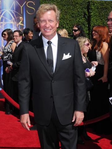 Nigel Lythgoe of So You Think You Can Dance arrives for the 2014 Primetime Creative Arts Emmys.