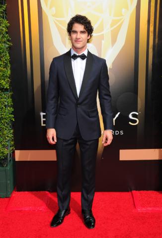 Darren Criss on the Red Carpet at the 2015 Creative Arts Emmys.